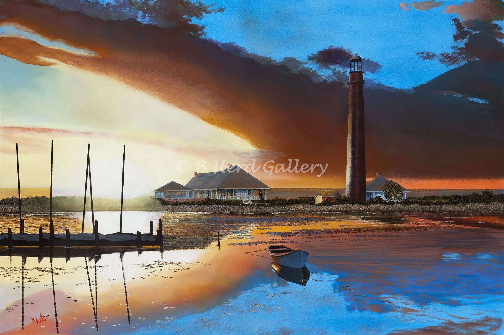 Point Bolivar Sunset