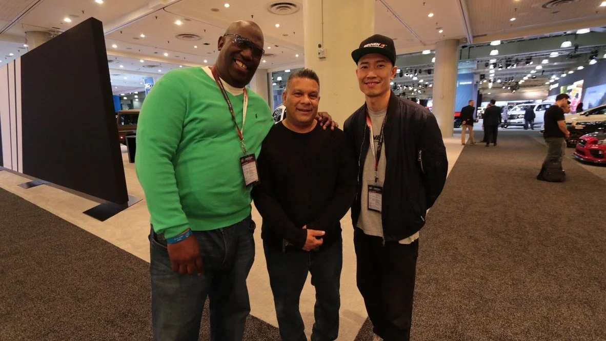 Troy Gethers with Will Castro of Unique Auto