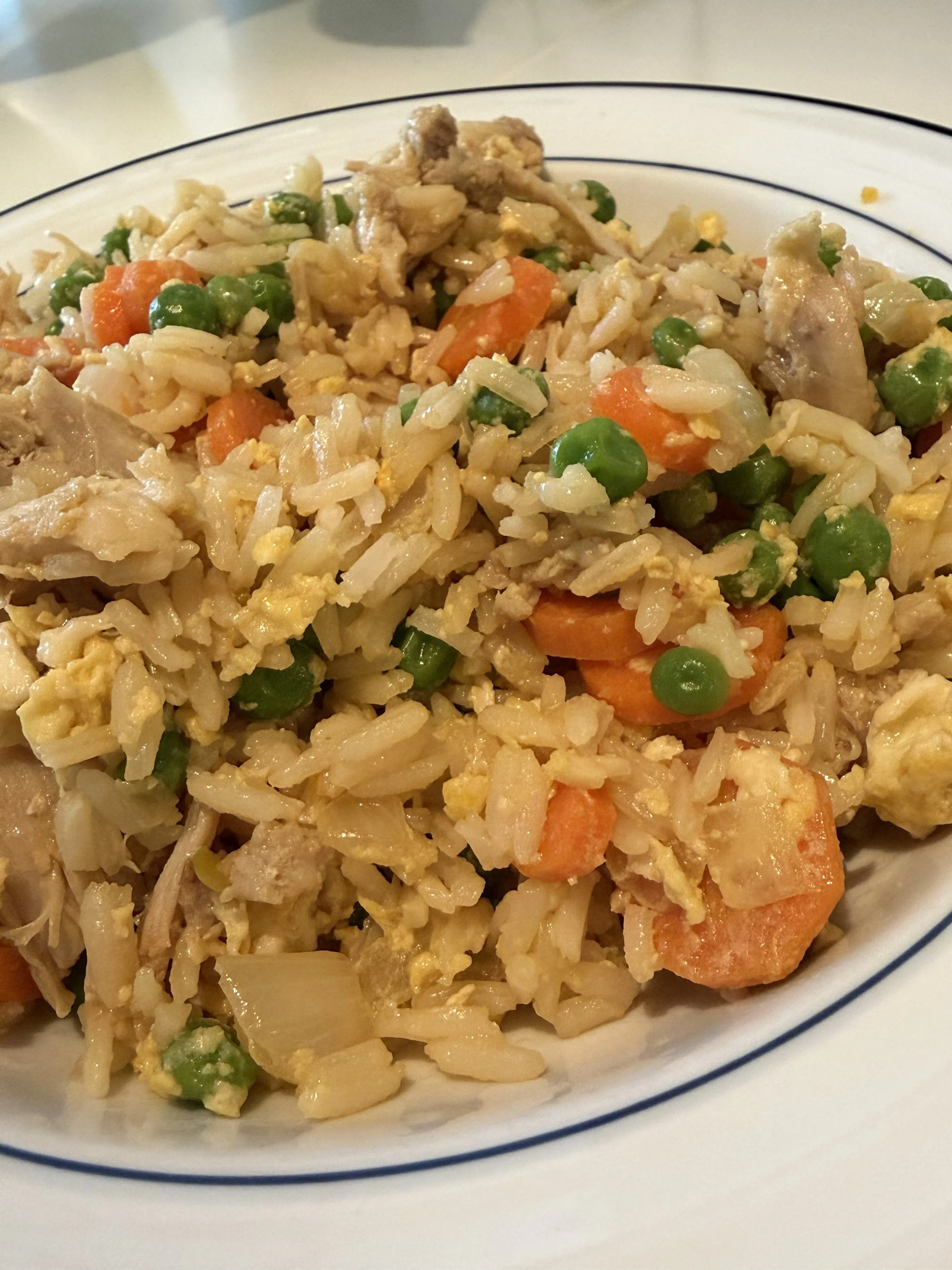 healthy chicken fried rice