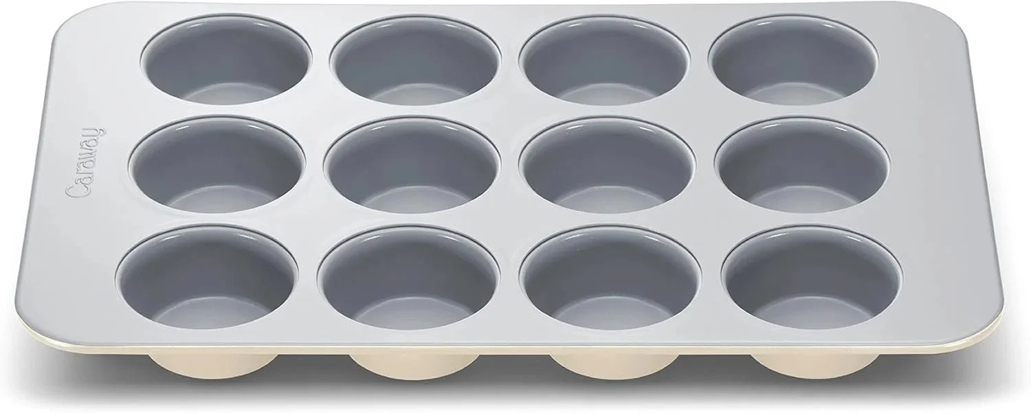 Muffins literally slide out; easiest bakeware to clean!