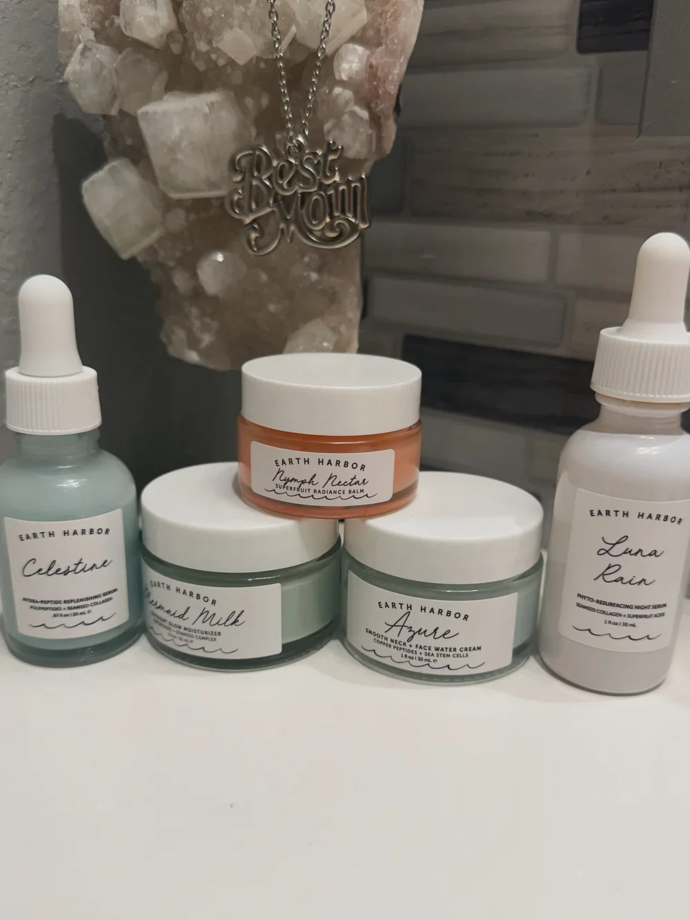 We are IN LOVE with Earth Harbor skin care!  Be sure to use our special coupon code BNSRQ15 for 15% off!