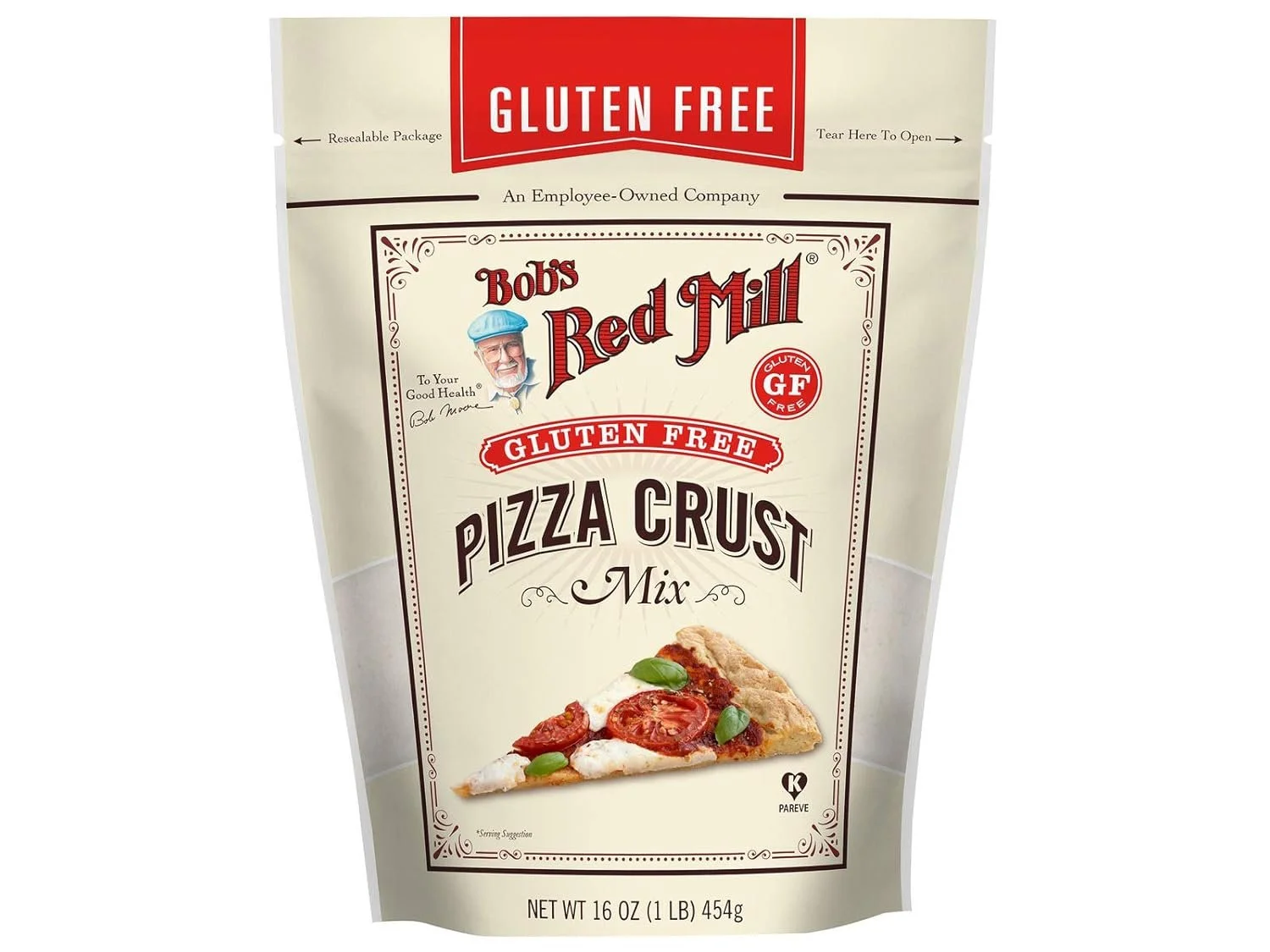 It's so fun to make your own pizza, and this crust is really good!