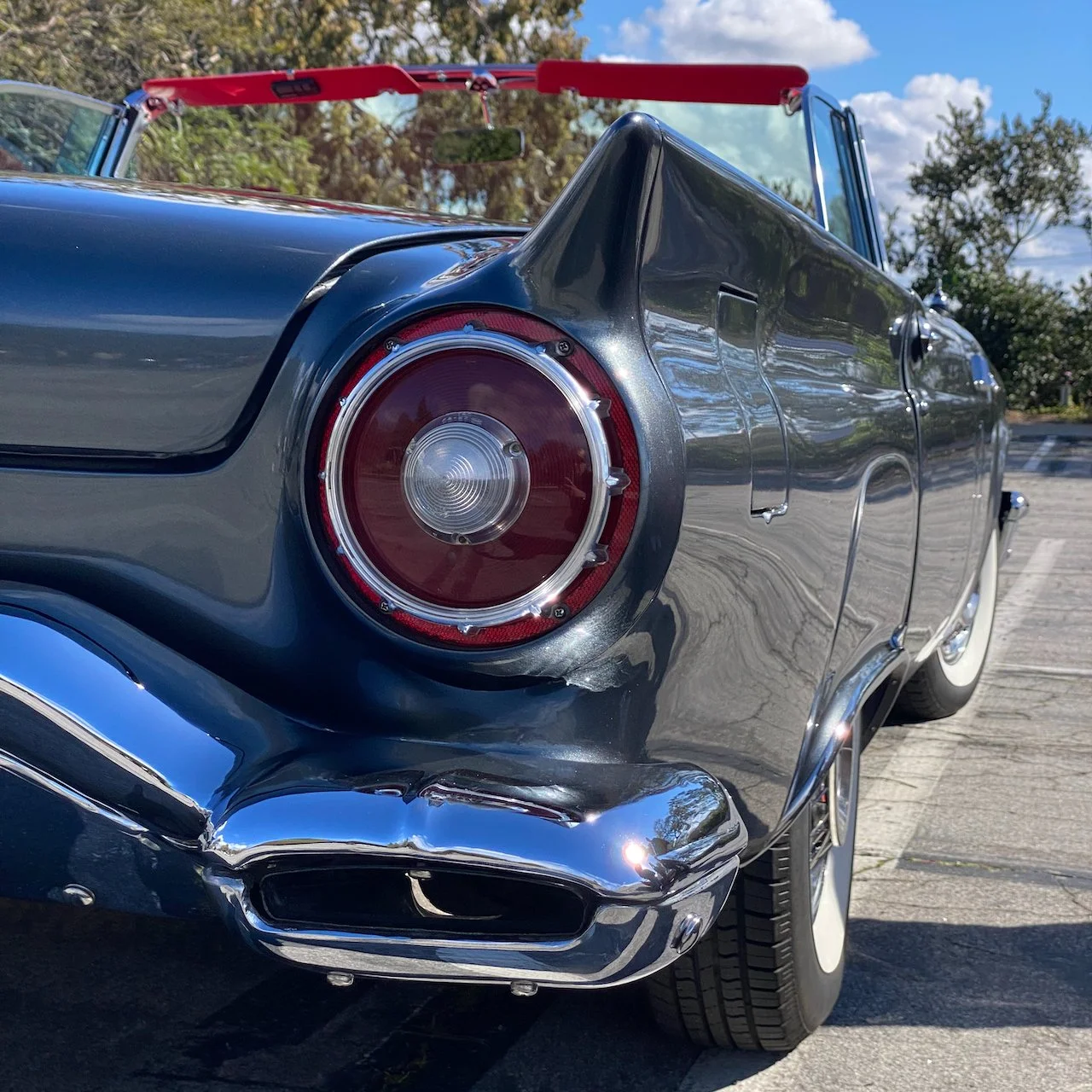 57 Thunderbird, gray