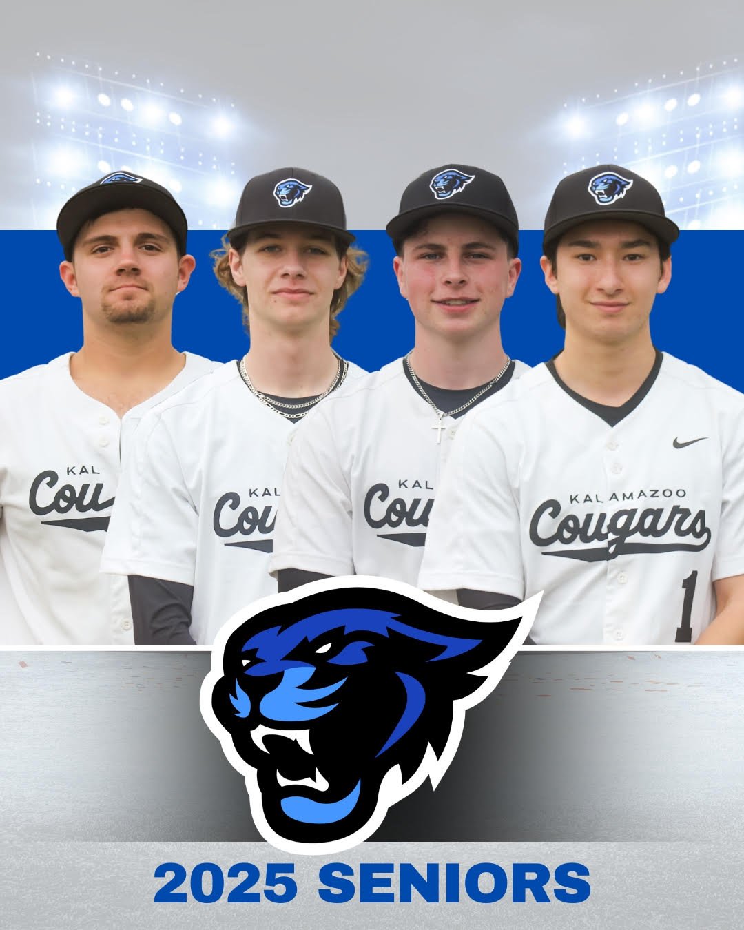 We are honoring 2 of our 4 seniors tomorrow at our home game vs. SUMMIT... Game time is 11am and it is a double header. Our last home game!

GO COUGARS!