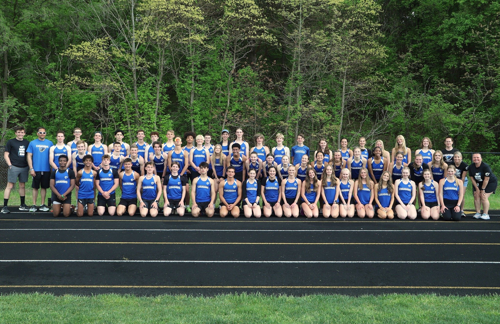 Let's hear it for our Track &amp; Field Team! They took first place at the Kalamazoo Christian Dual Meet!

GO COUGARS!