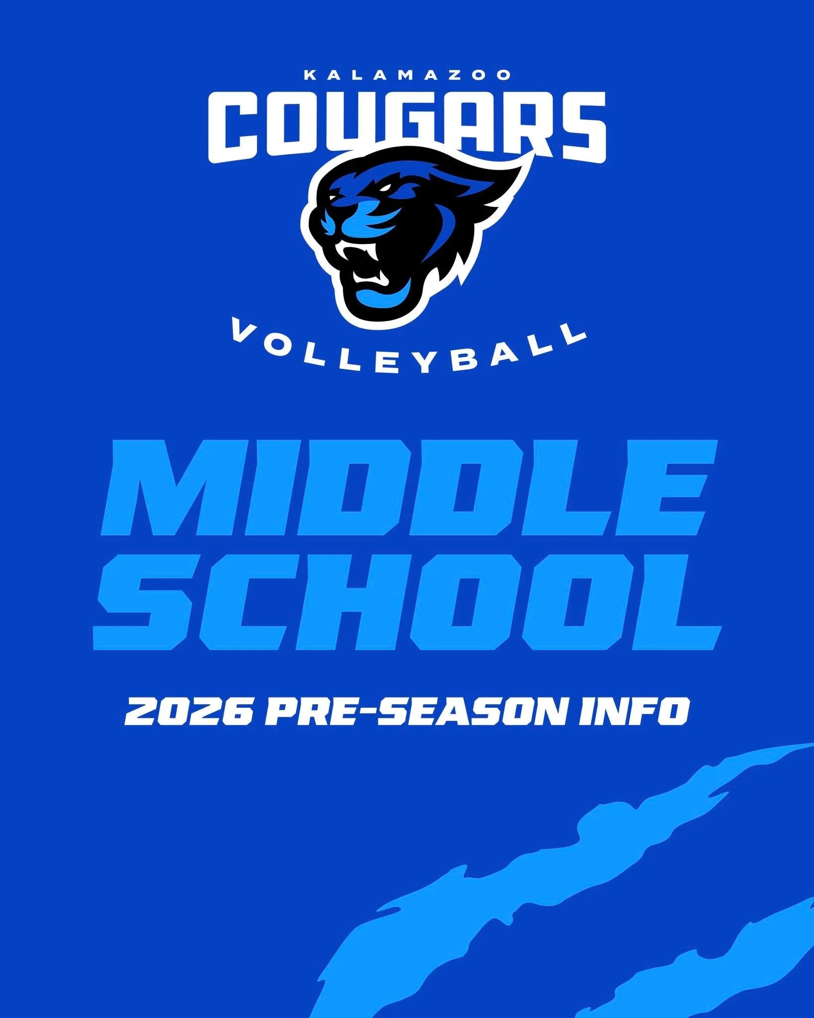 MIDDLE SCHOOL VOLLEYBALL OPEN GYM + TRYOUT INFO:

(Note: Drop off/pick up only because Calvary does not have space for parents to stay)

MS OPEN GYM DATES:
April 7, 14, 21, and 28
3:00-5:00pm
Calvary Bible Church

May 5, 12, 19, and 26
3:00-5:00pm
Ca