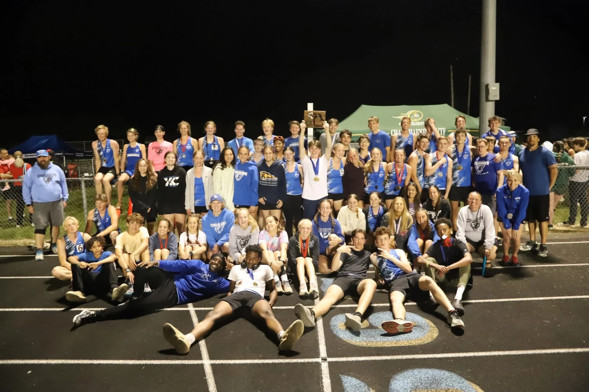 LET'S HEAR IT FOR THE BOYS! Join us in celebrating the Boys Track &amp; Field team in being 2026 State Champs! What a great year for Cougars' Track &amp; Field all around!