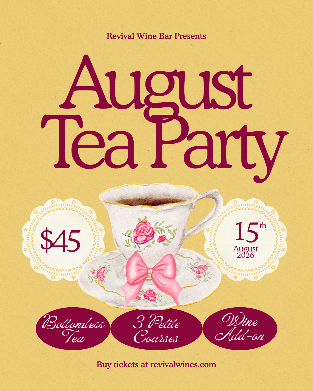 August Tea Party