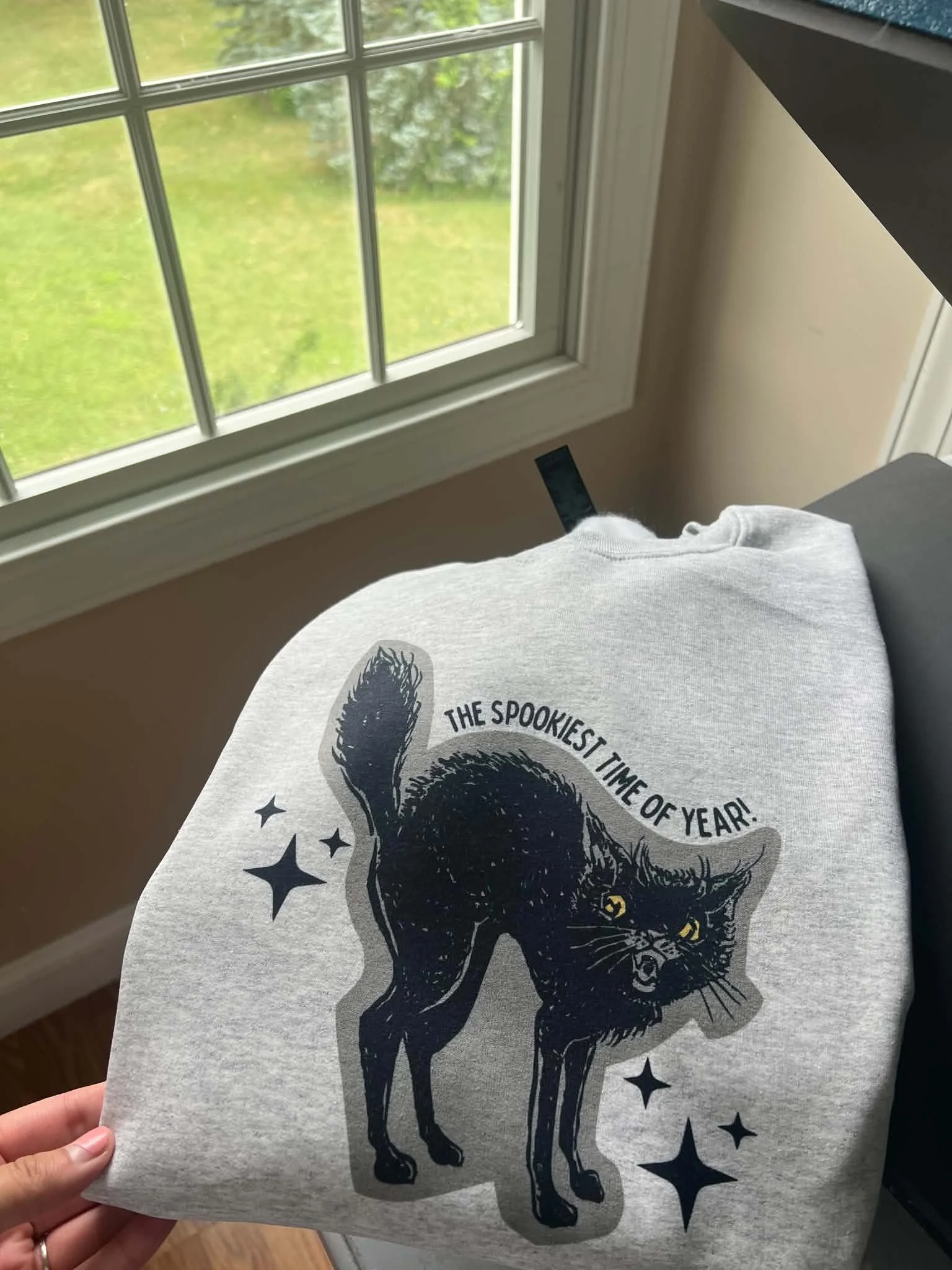 'Scaredy Cat' Crewneck