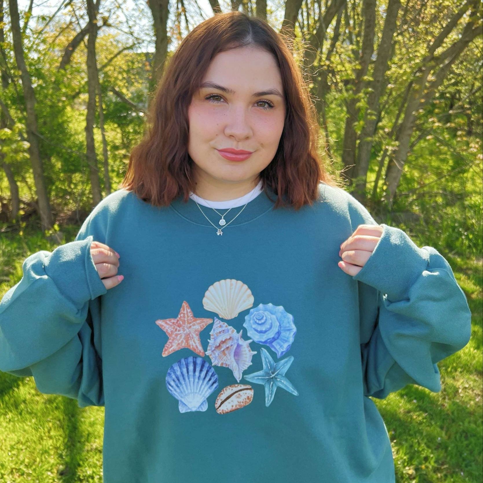 'Ocean Breeze' Crewneck