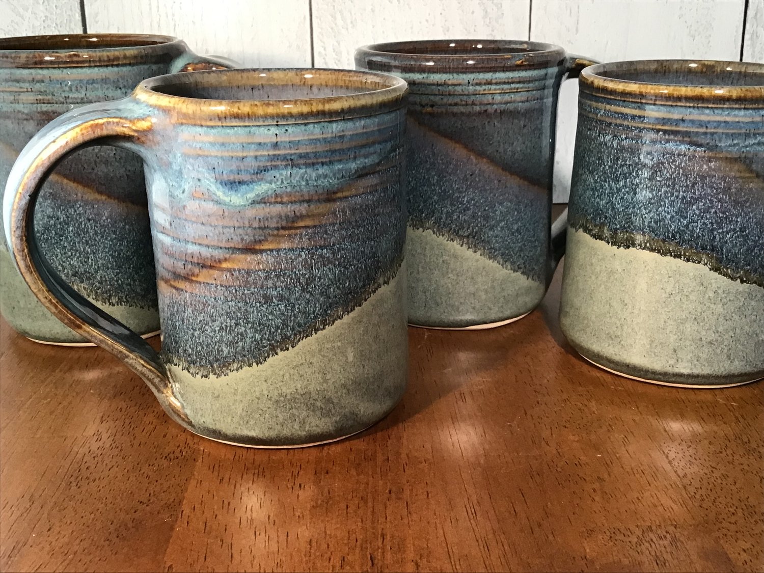 Handmade pottery ceramic handled mixing bowl — CRUTCHFIELD POTTERY
