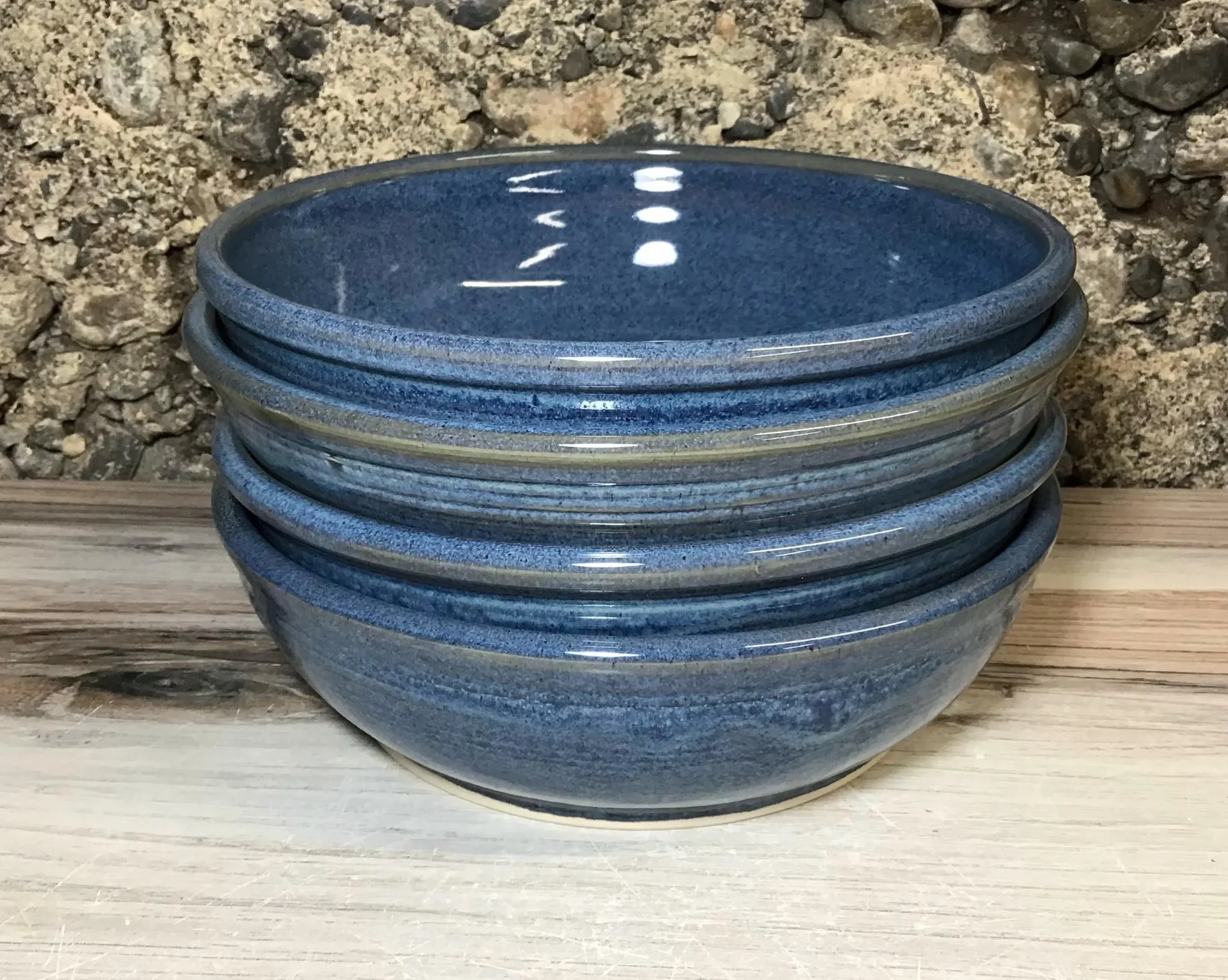 Handmade Pottery Set of 4 Pasta Bowls--Choose Your Glaze--5-cup Ceramic Bowls