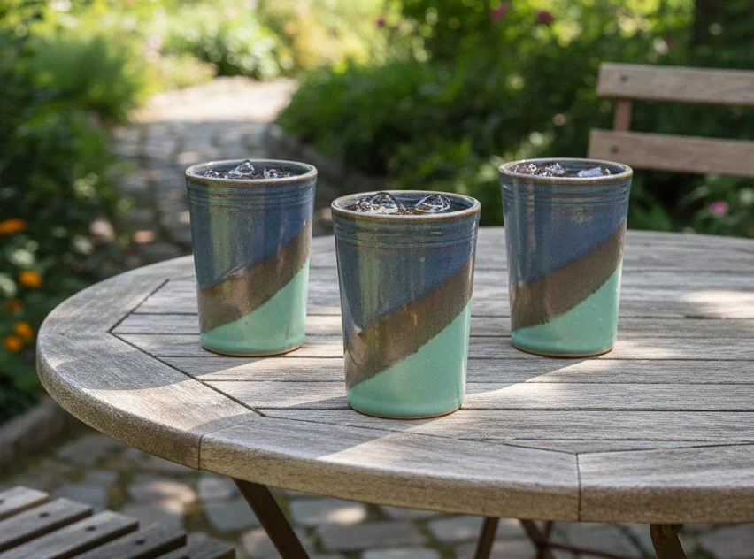 3 fern twilight tumblers in garden.jpeg