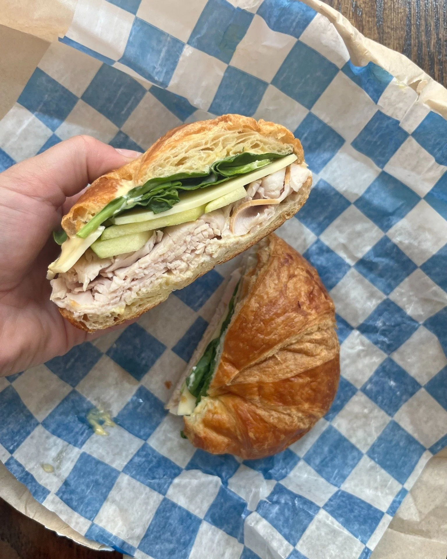 Wednesday is serving up your favorite GINGHAM classics to help pick-up the midweek slump. What sandwich are you stopping for? See you in the MARKET! 🥐💙🧺 #ginghammarket