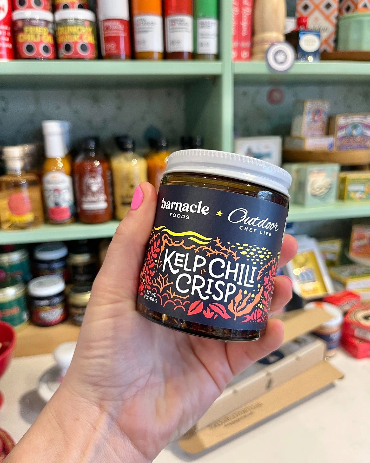 Something new (and very good) just hit the shelves. We&rsquo;re excited to welcome Barnacle Foods to the MARKET&mdash;bringing bold, coastal flavors with a twist. Think their Kelp Chili Crisp (rich, crunchy, a little heat, a little sweet), plus Tinne