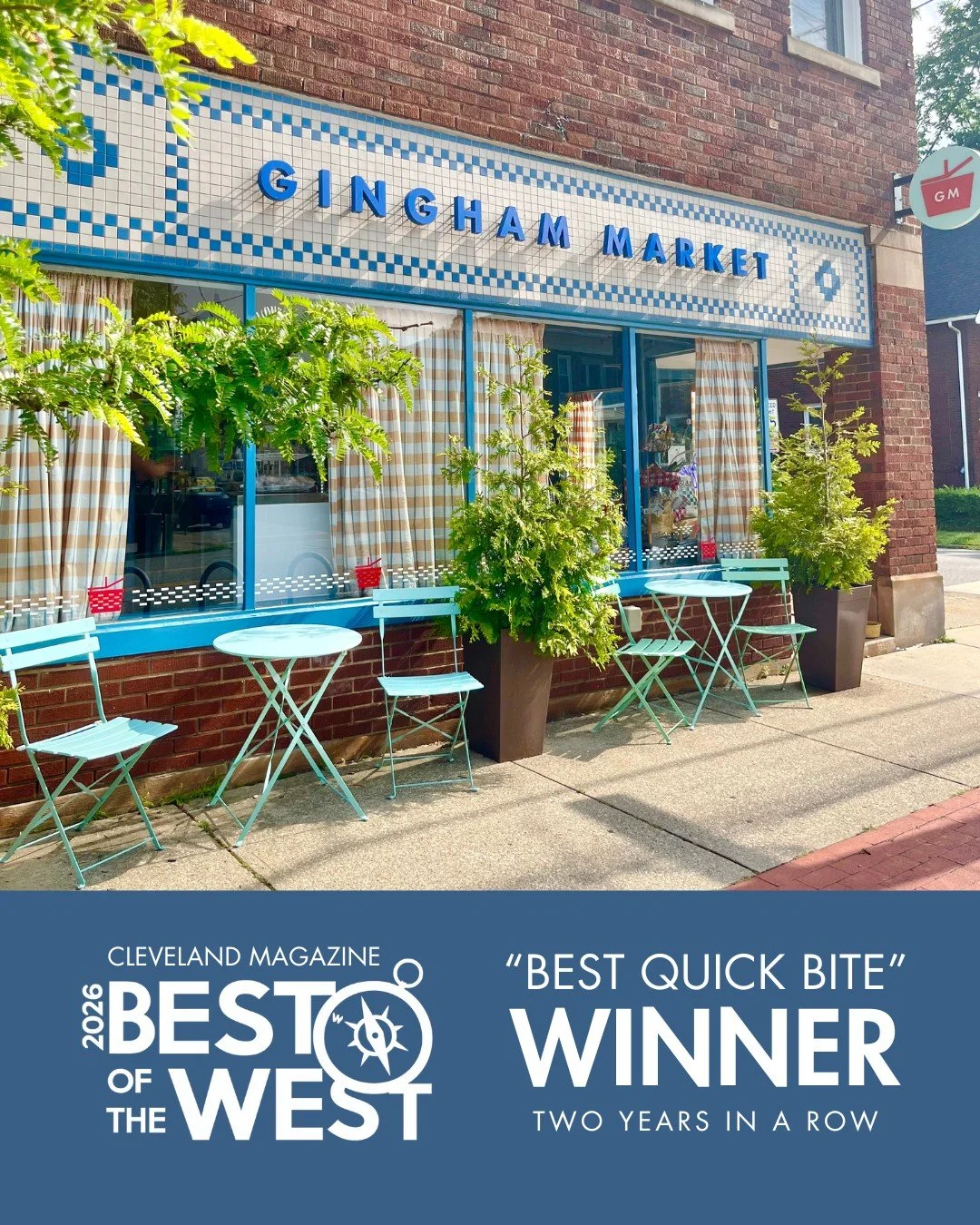 Wow! We are truly beyond grateful&mdash;again! 💙

For a second year in a row, we&rsquo;ve been voted WINNER of &ldquo;Best Quick Bite&rdquo; at Cleveland Magazine&rsquo;s Best of the West!

This recognition means so much to our team, our guests, and
