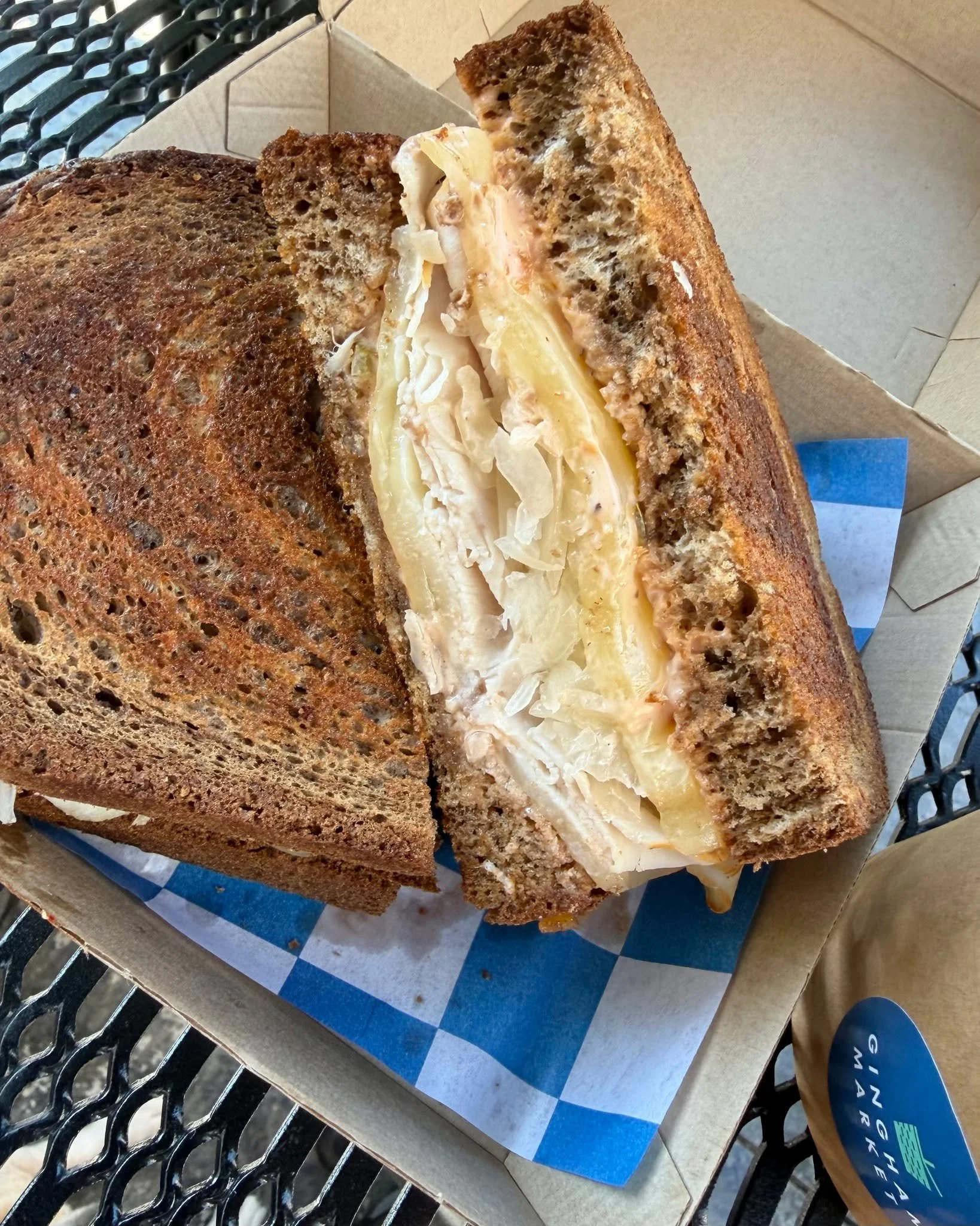 Friday's lunch lineup is looking GOOD. 💙🥪 The Turkey Reuben is having its moment today, alongside our Tuna Salad, MM-style, Falafel Wrap, and a cozy bowl of French Onion Soup. A little something for whatever your Friday is craving.

Come early, gra