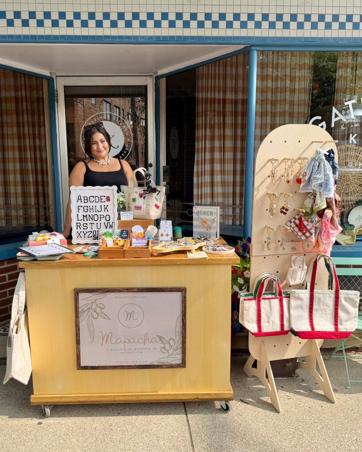 A favorite is popping back into the MARKET! 🍂💙

We're so happy to welcome back @shopmapachas for another Create Your Own Tote pop-up! Heather will be bringing her Edit Bar with fresh assortment of patches + new pieces to make something uniquely you