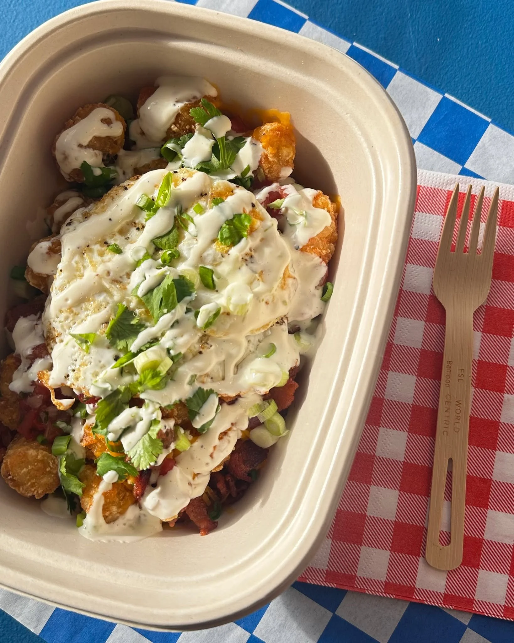 Hey, GINGHAM Crew! We've got some good news for your Saturday morning! 🌯💙

Breakfast Burritos are on the menu, our *new* Loaded Tater Tot Breakfast Bowl is BACK, and because you sold us out of Donut Bites so early last weekend&hellip; we made sure 
