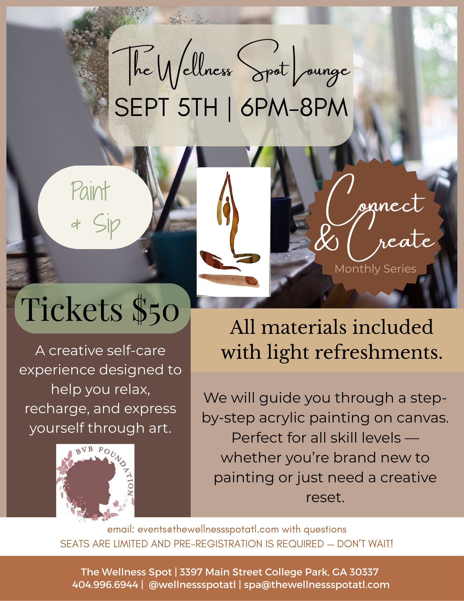 Connect & Create: Paint & Sip
