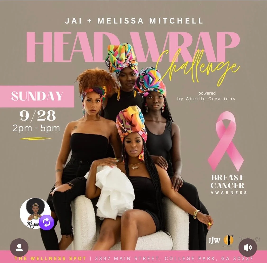 Breast Cancer Awareness Month: Head Wrap Challenge