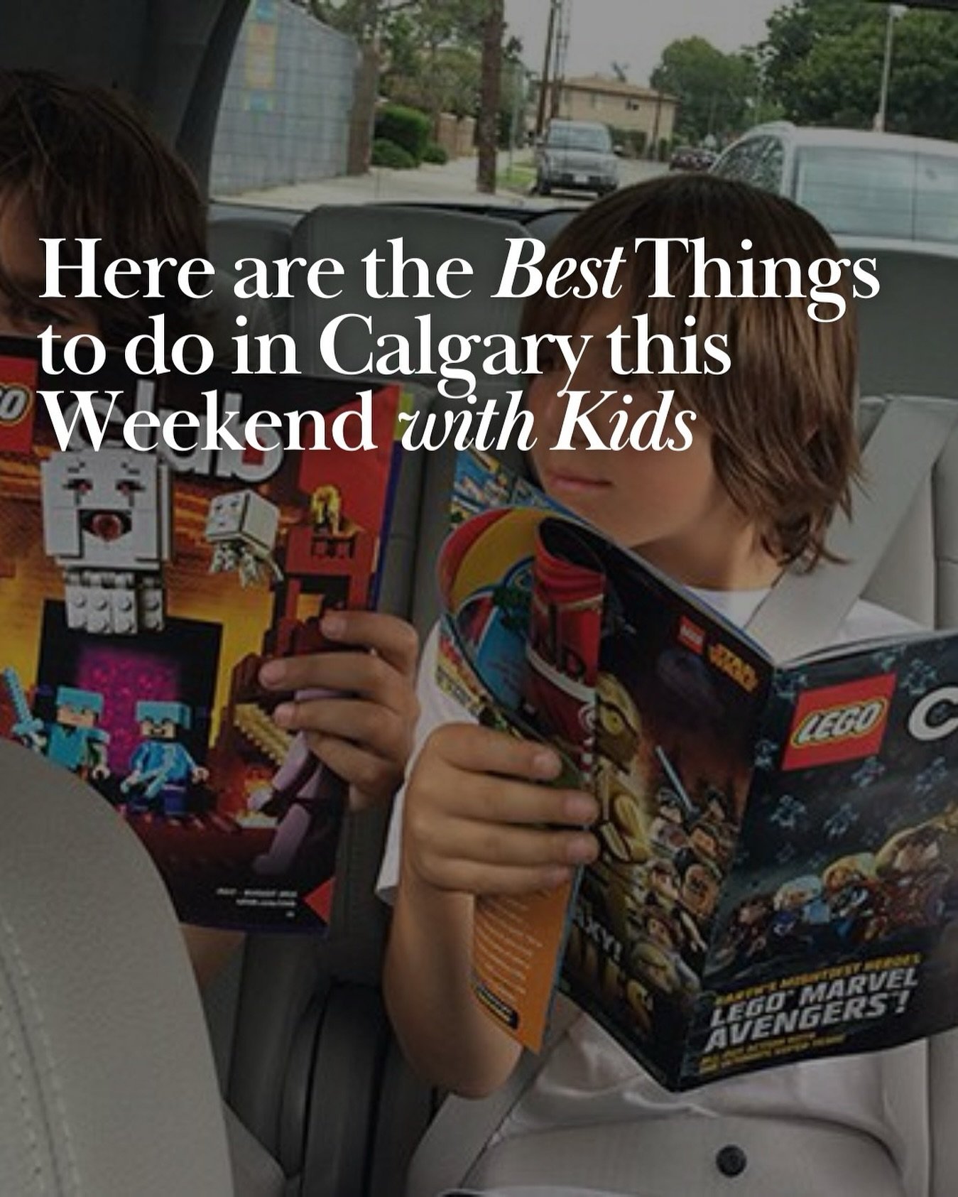 WEEKEND GUIDE! Here are the best things to do in Calgary this weekend - with kids. Pop by Trico Centre for Super Soaker Swim, or take part in @mastermindtoys and @thelegostore FREE Make &amp; Take sessions. Take part in a LEGO competition, a Nature C