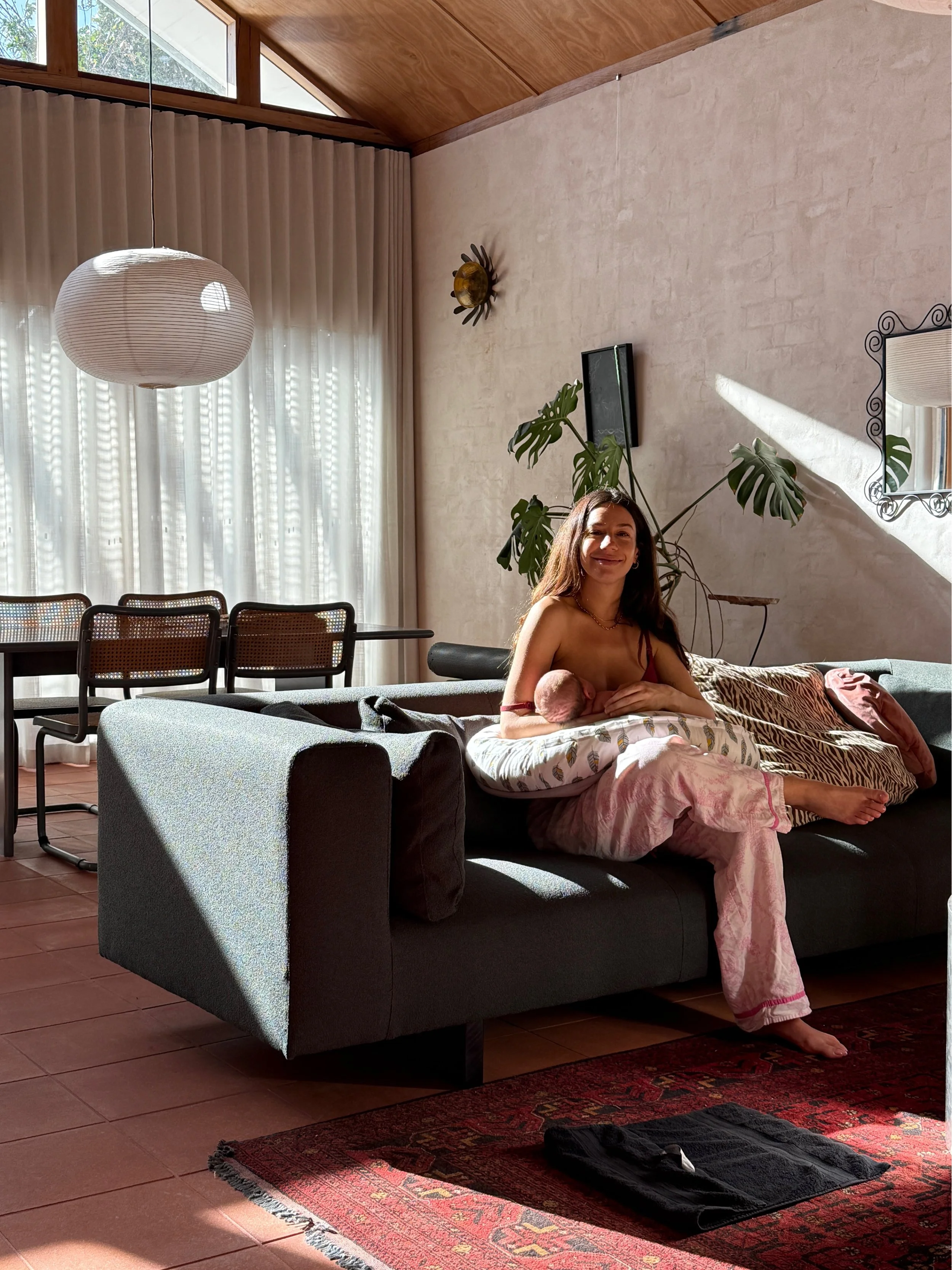 Emma Cutri of Sisters Studios shares her take on birthing your son Cosmo at home 