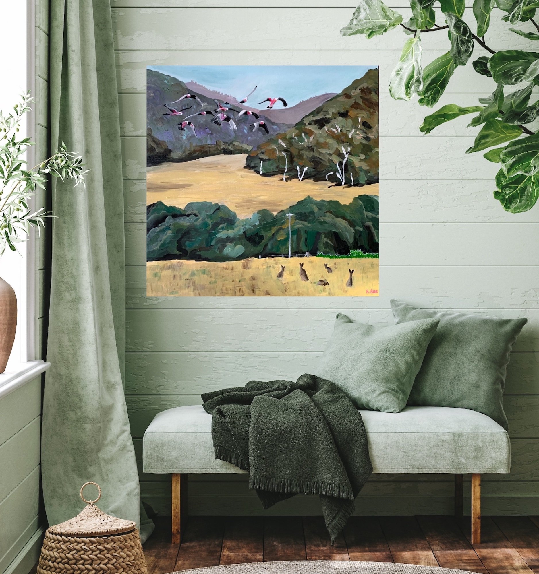 Mt Beauty - Kiewa Valley original painting by Australian Artist Rachel Rae