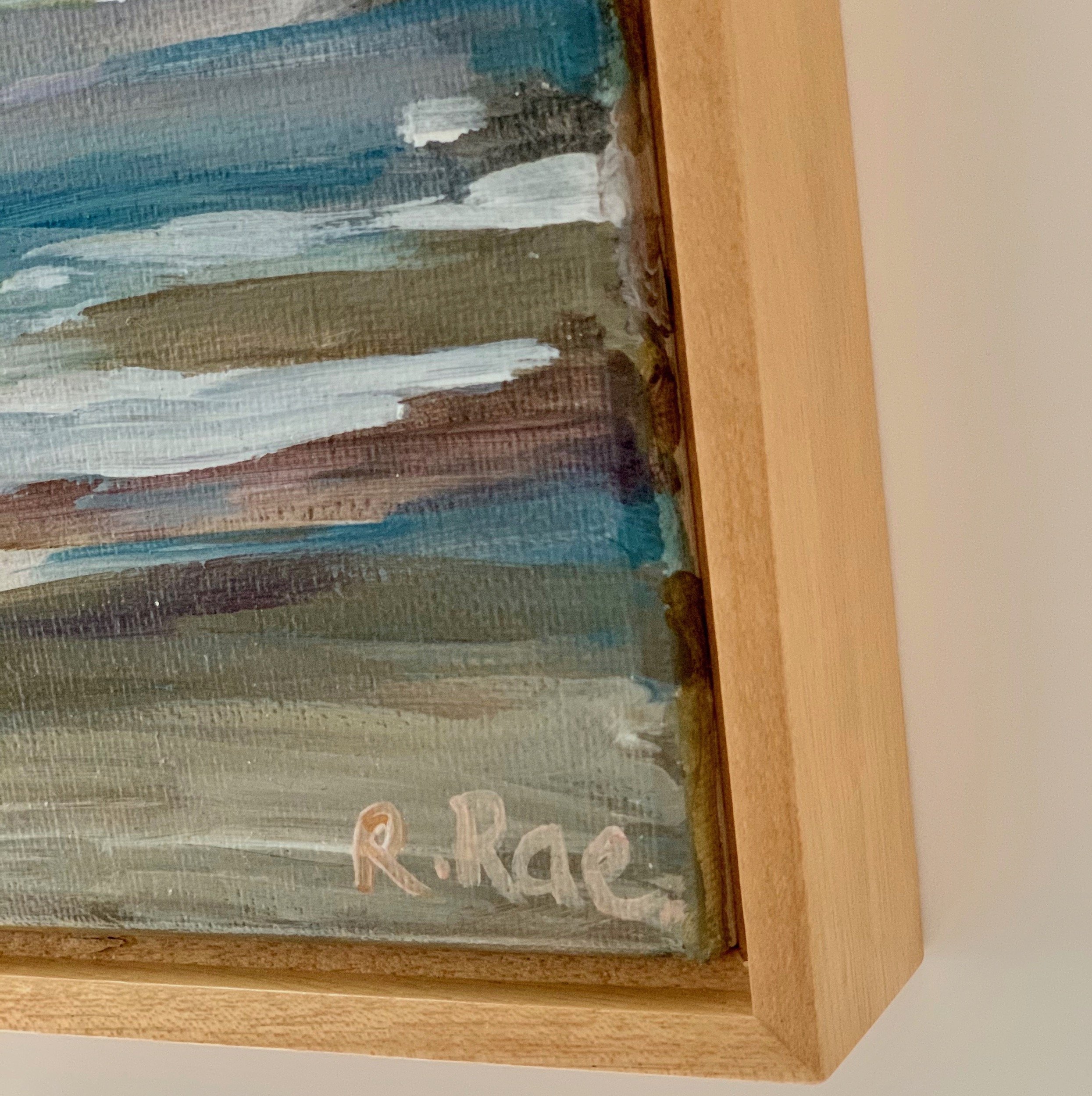 Beach Contemplation Original Art Painting Rachel Rae