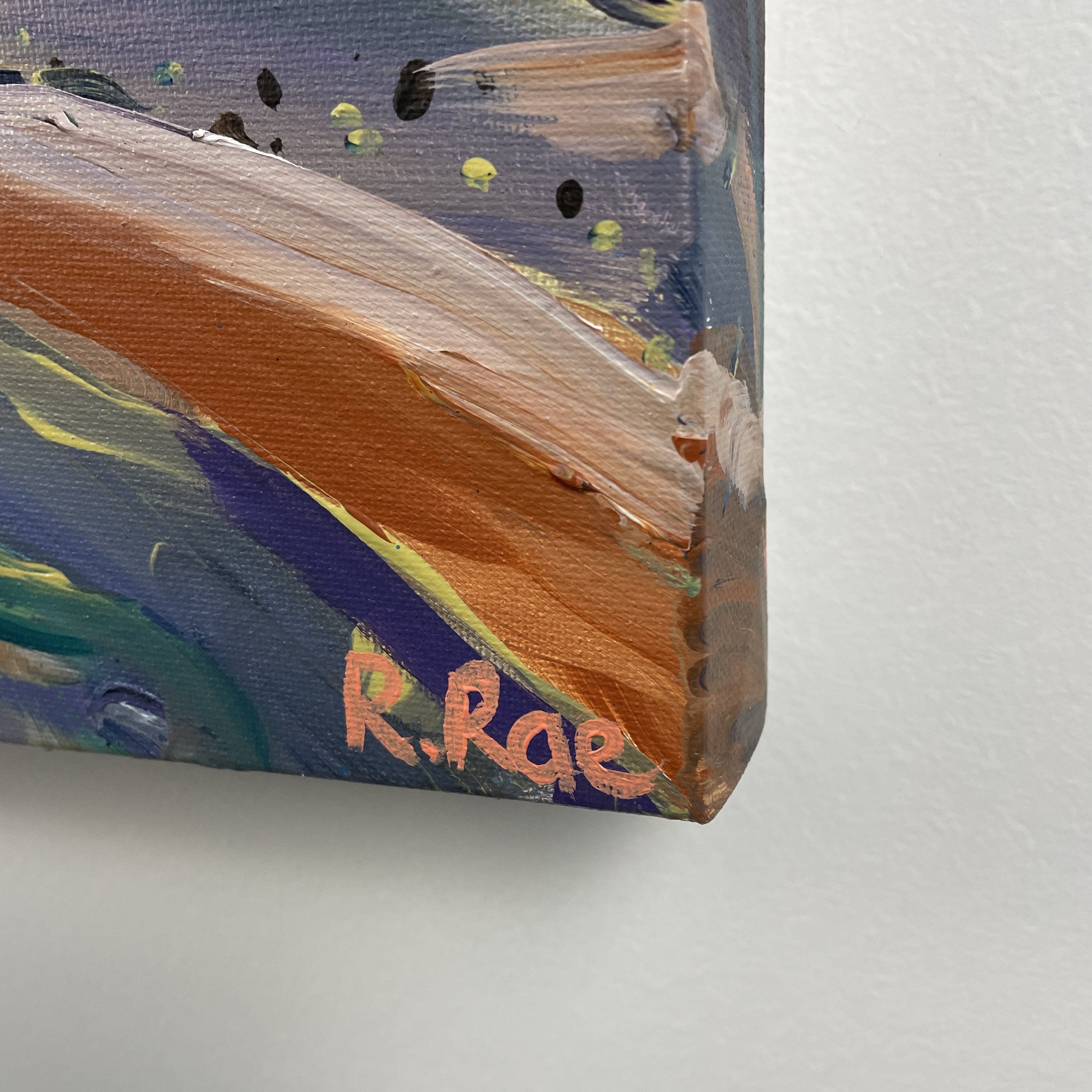 Original Artwork by Rachel Rae - Mahon Pool Swimmers - Thalassotherapy