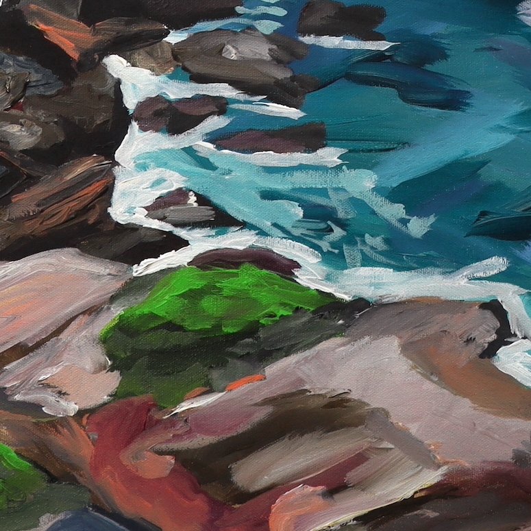 Original Artwork Painting by Australian Artist Rachel Rae - Bunnabee - Kamay National Park (Cape Banks)