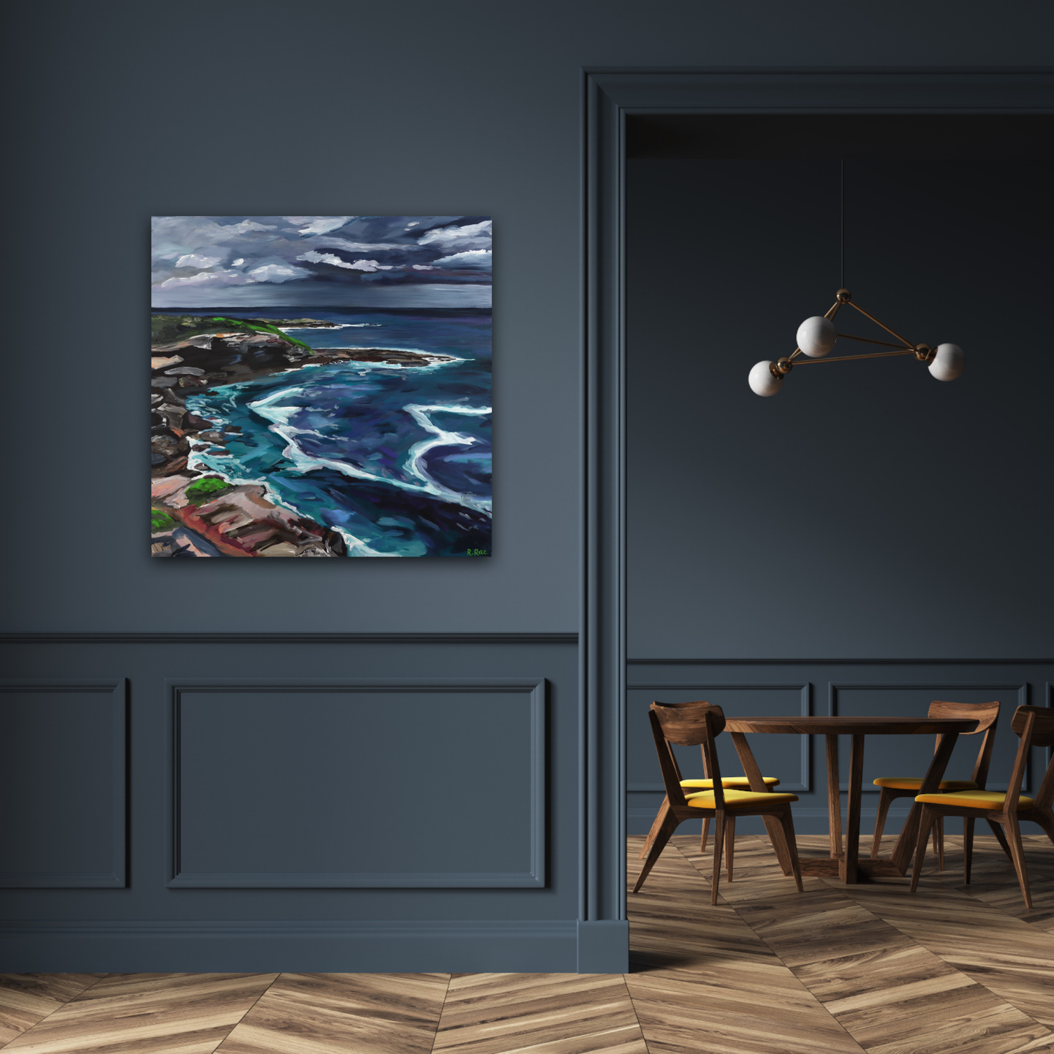 Original Artwork Painting by Australian Artist Rachel Rae - Bunnabee - Kamay National Park (Cape Banks)