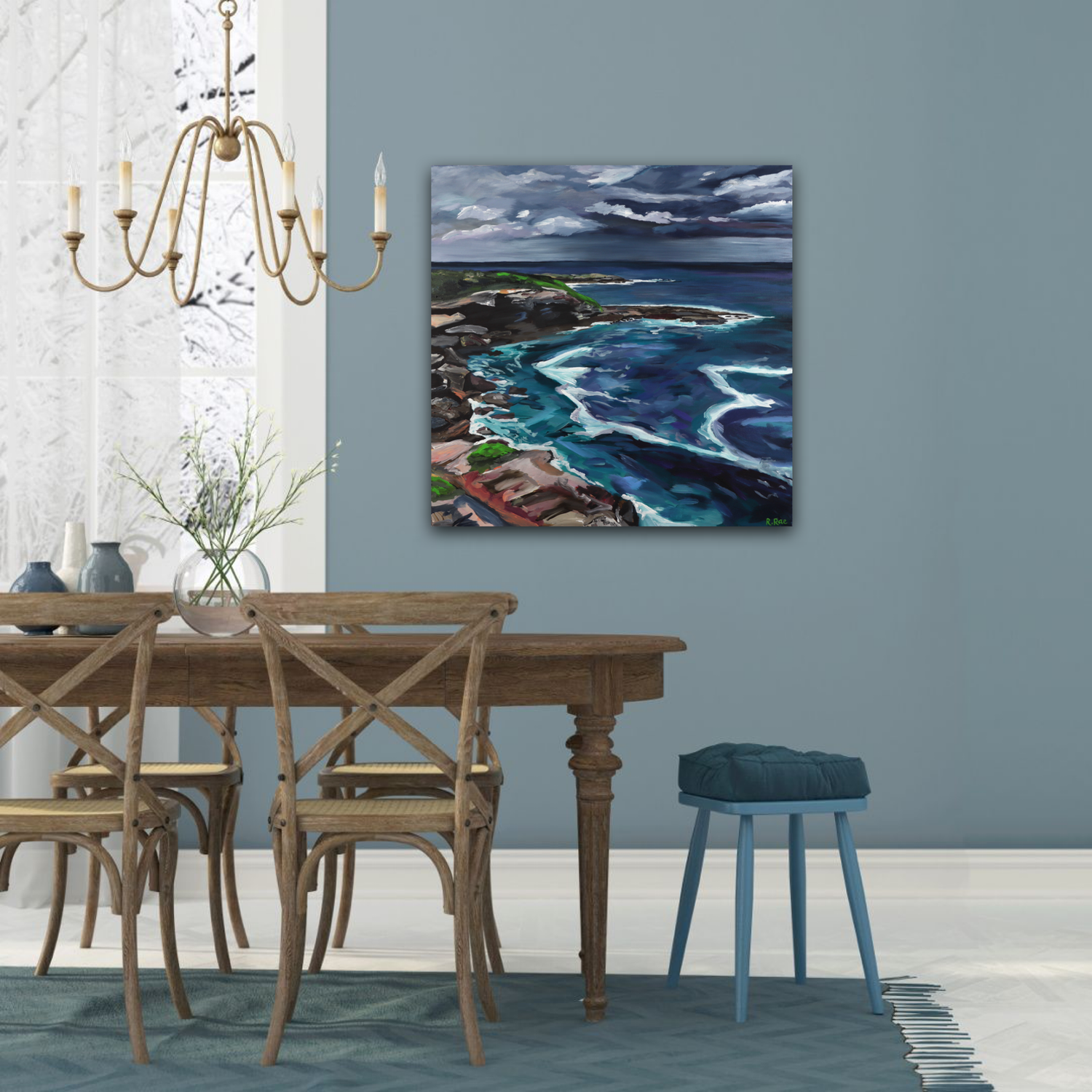 Original Artwork Painting by Australian Artist Rachel Rae - Bunnabee - Kamay National Park (Cape Banks)