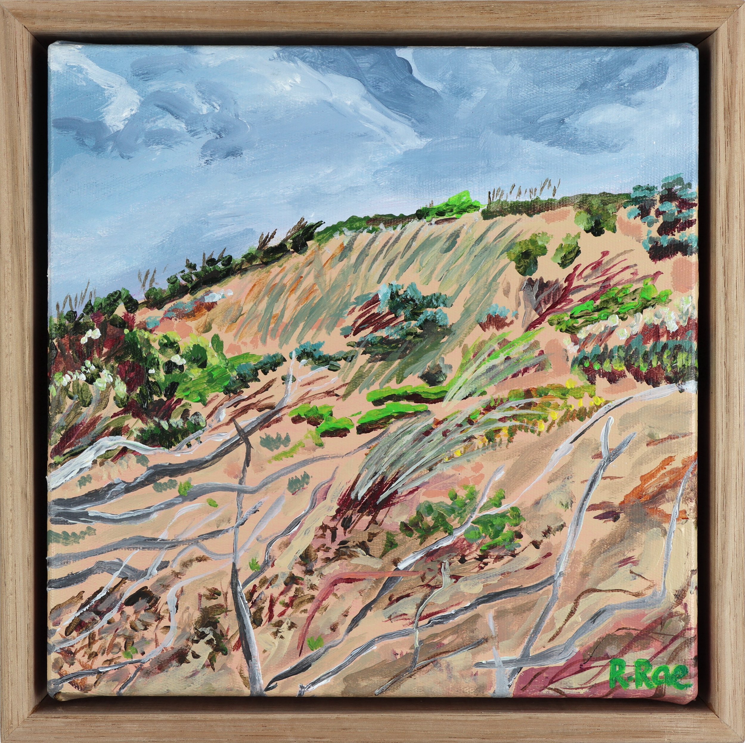Scattered (original framed)