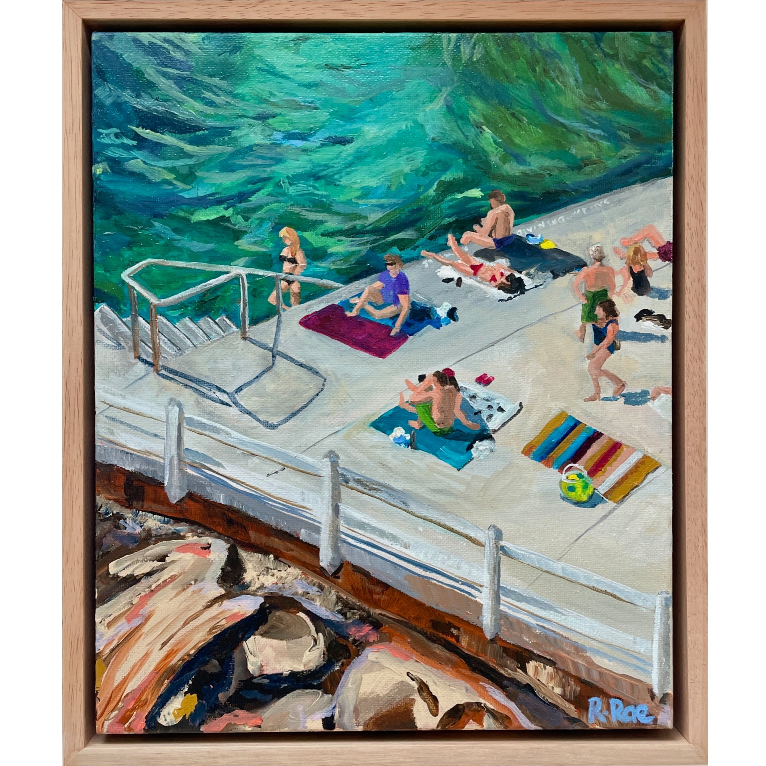 Time for a swim Framed Square.jpg