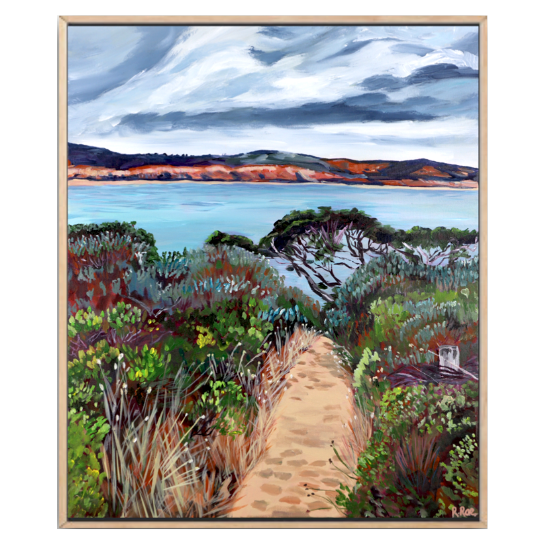 Over the Dunes (original framed)