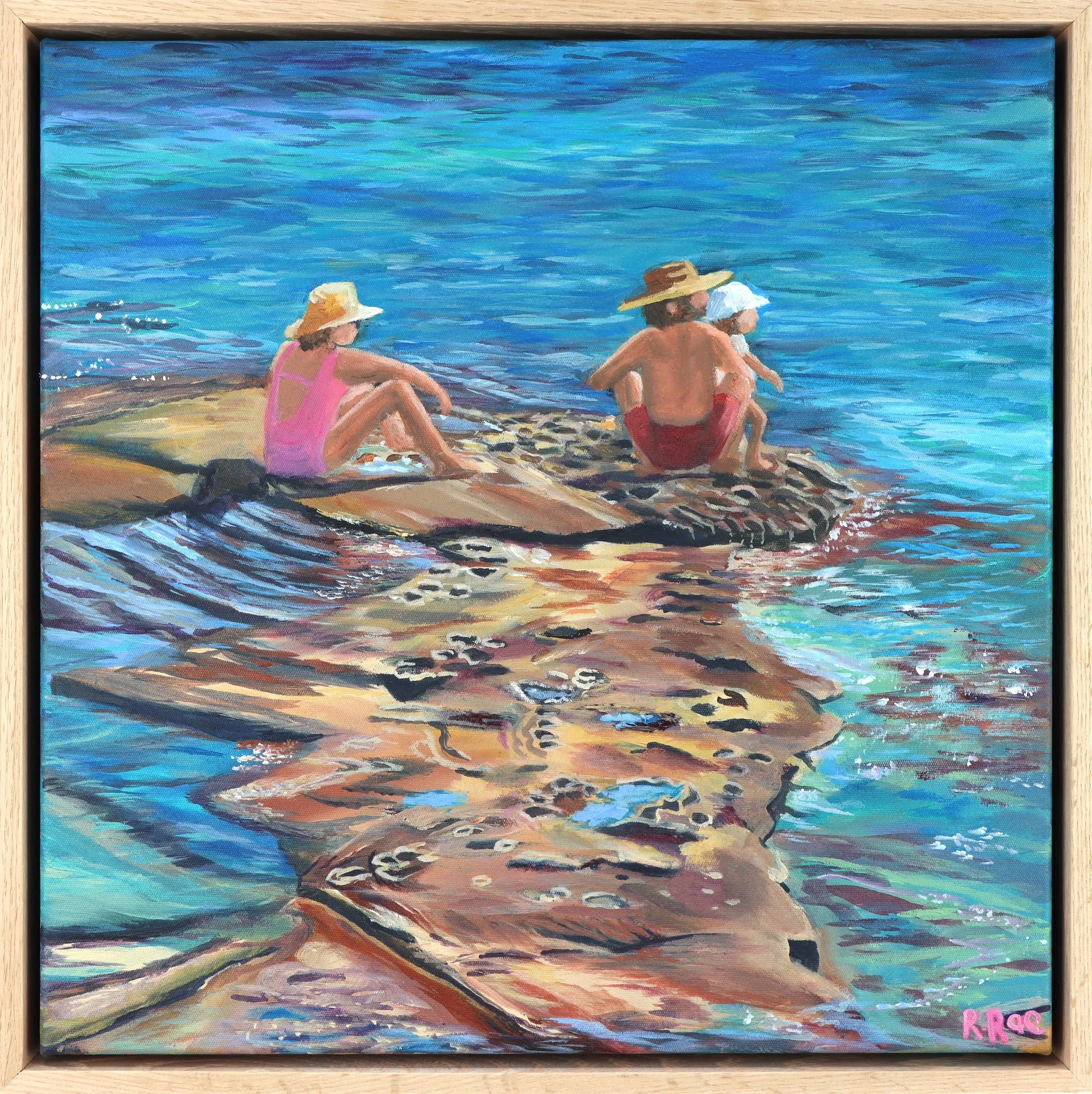 Watching the Waves
43 x 43cm
Available Toowoomba Grammer Art Show 27-29 March