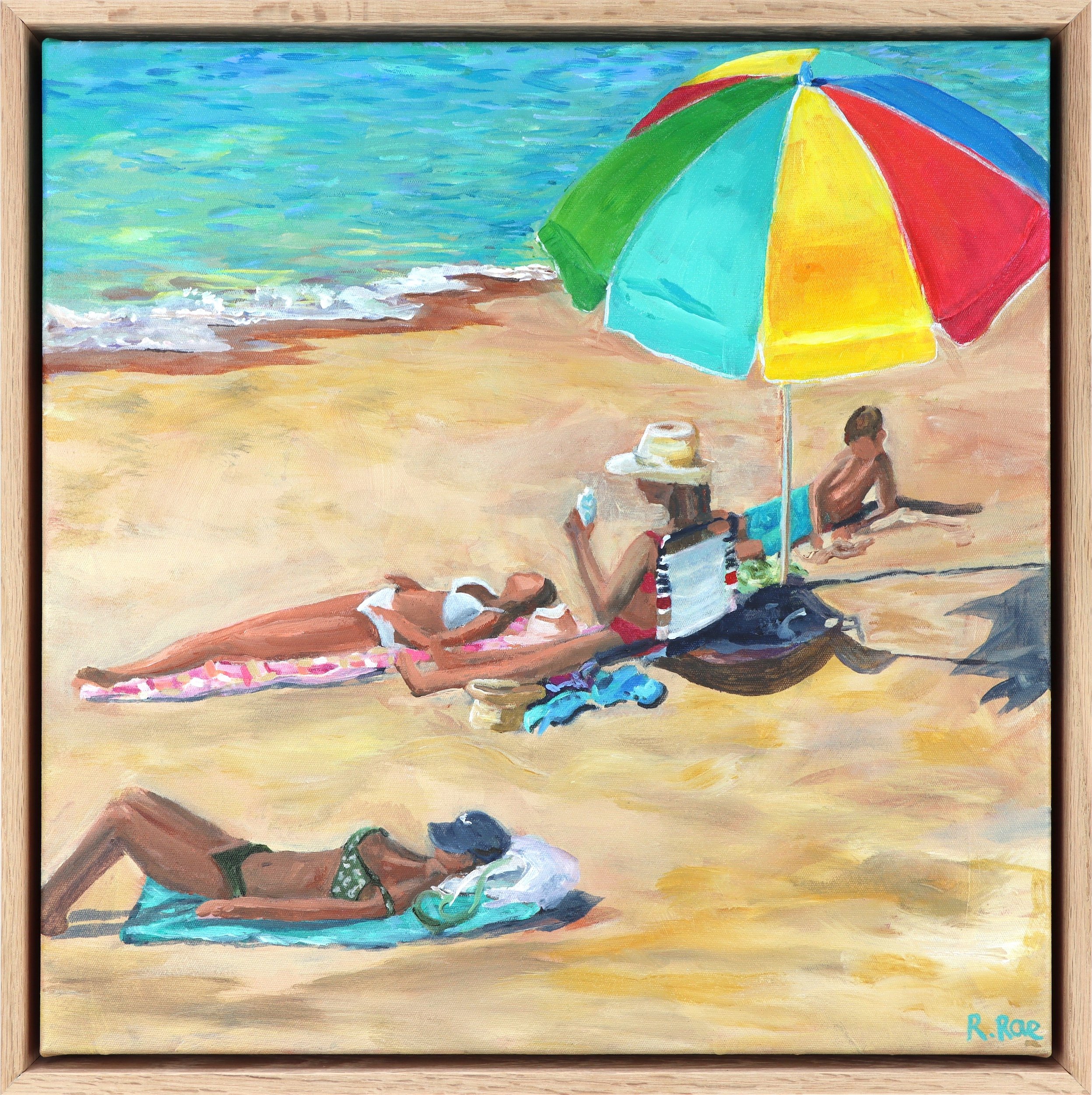 Sunlit Summers  (original framed)