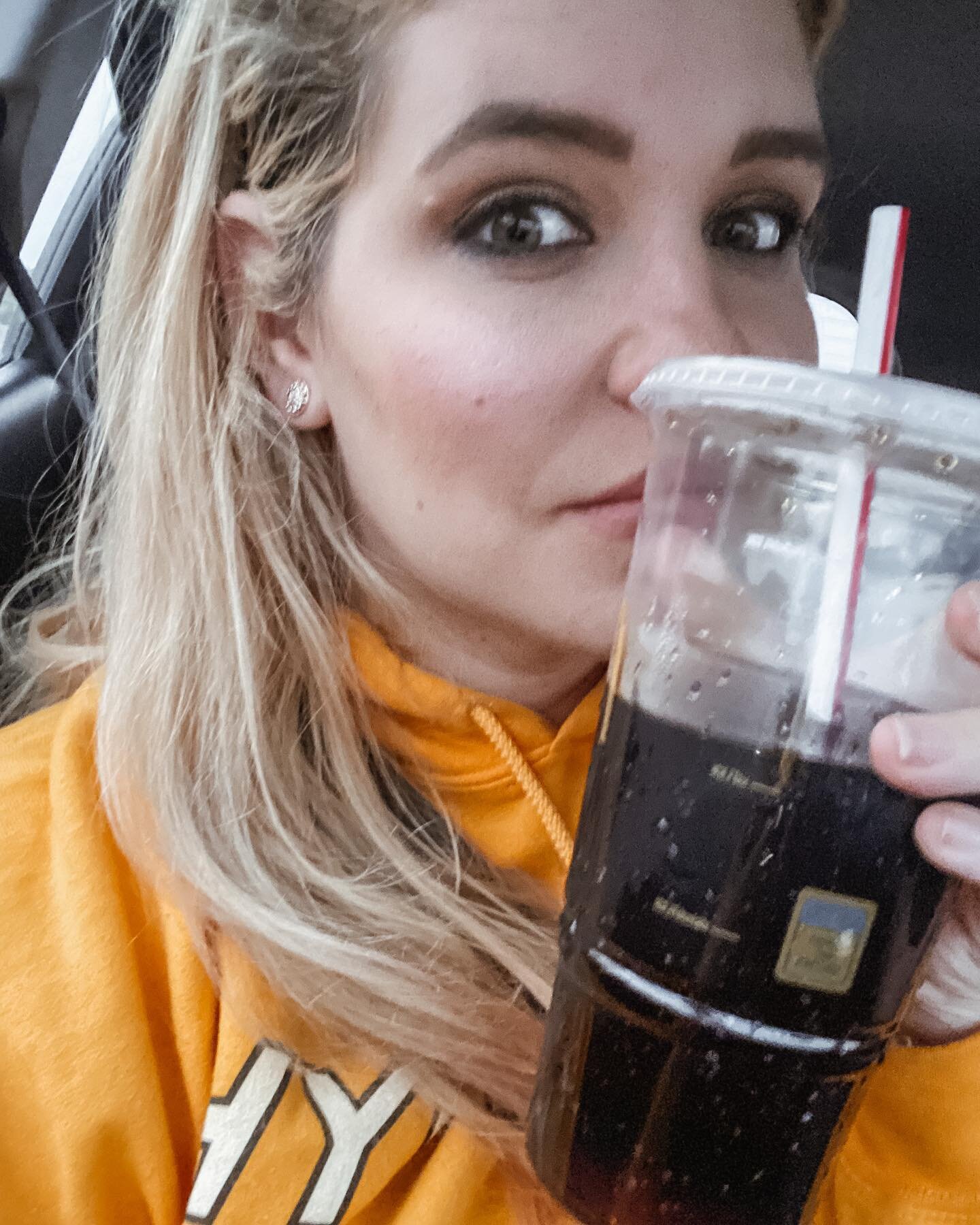 genuinely cannot remember if this is iced coffee or Diet Coke and honestly that&rsquo;s the only thing you gotta know about my ~brand~