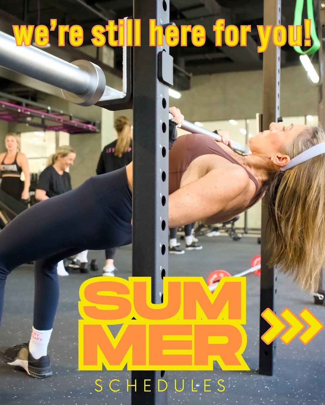 Many will be leaving Dubai this Summer, but we also know many will be staying - and we're still here for you!

Granted, a more stream-lined schedule at both facilities but still vast enough to cater for everyone.

Members are also able to pause their
