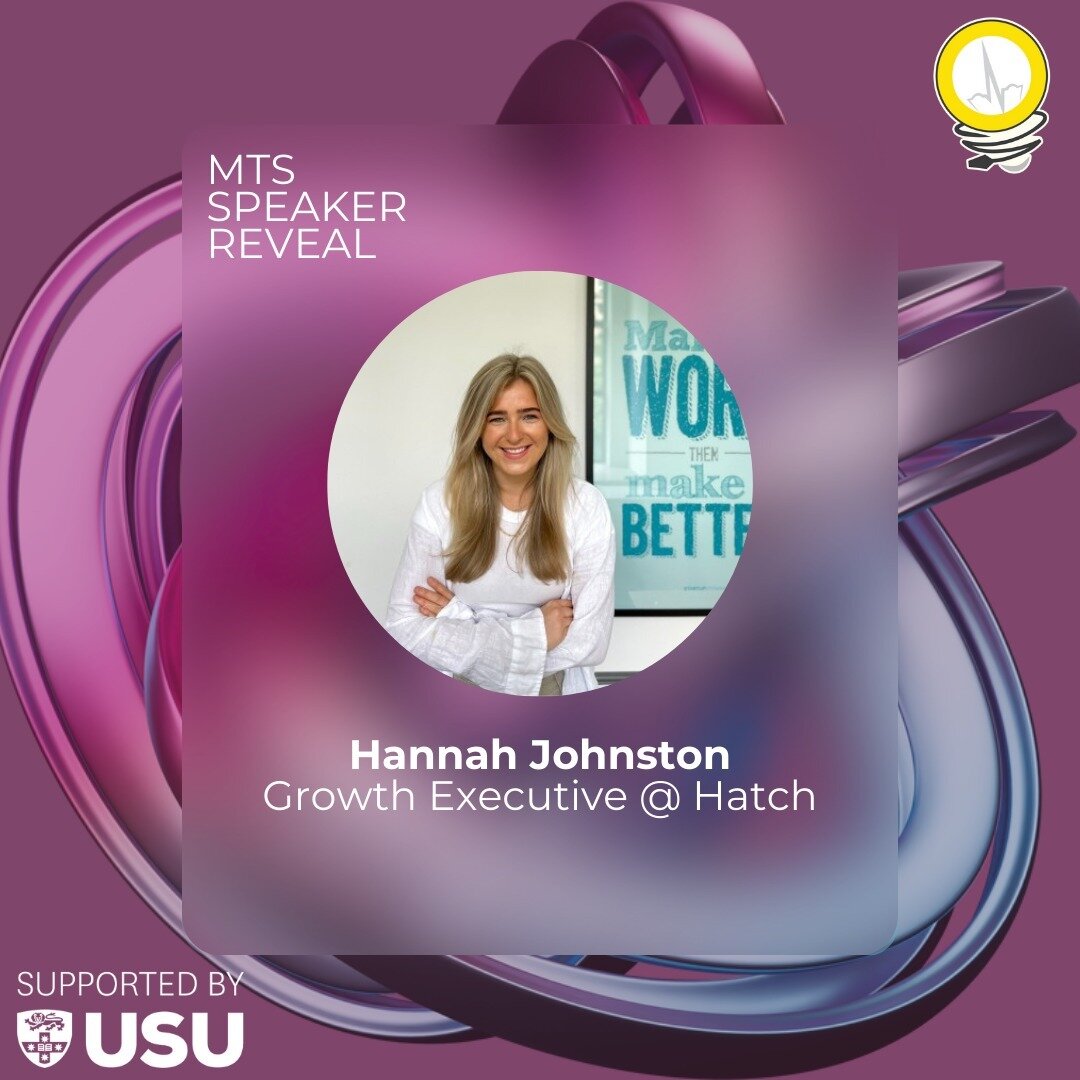 MTS speaker reveal #1

Introducing the endlessly creative, motivated and lovely Hannah Johnston, who is pioneering growth at Hatch, the startup that is shaking up the recruitment space for the better. After Hatch gained $7 million in investment early