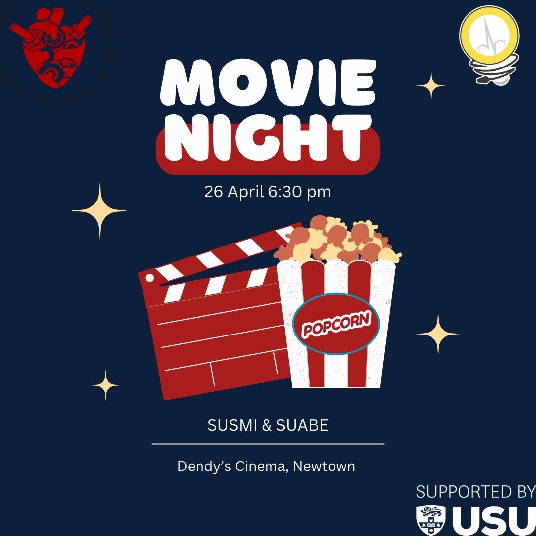 Is there anything better than $10 movie tickets 🎬 with FREE pizza 🍕, garlic bread 🥖, popcorn 🍿 and drinks 🥤?! 

Lucky for you, SUABE and SUSMI are collaborating for the first time ever to bring you a USYD ONLY CINEMA 🙀 viewing of the Martian ie