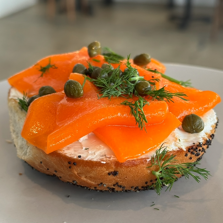 Vegan Bagels and Lox