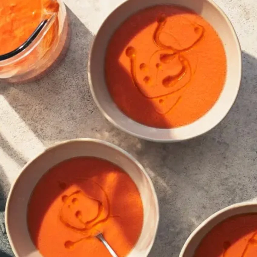 Tomato Gazpacho with Tuna