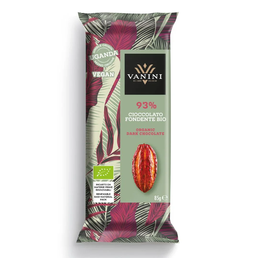 Vanini ekologisk mörk choklad Uganda  93%