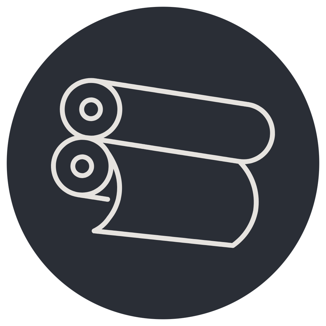 roll of paper icon  to represent pattern printing