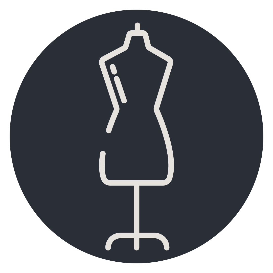 Dress form to represent pattern making services