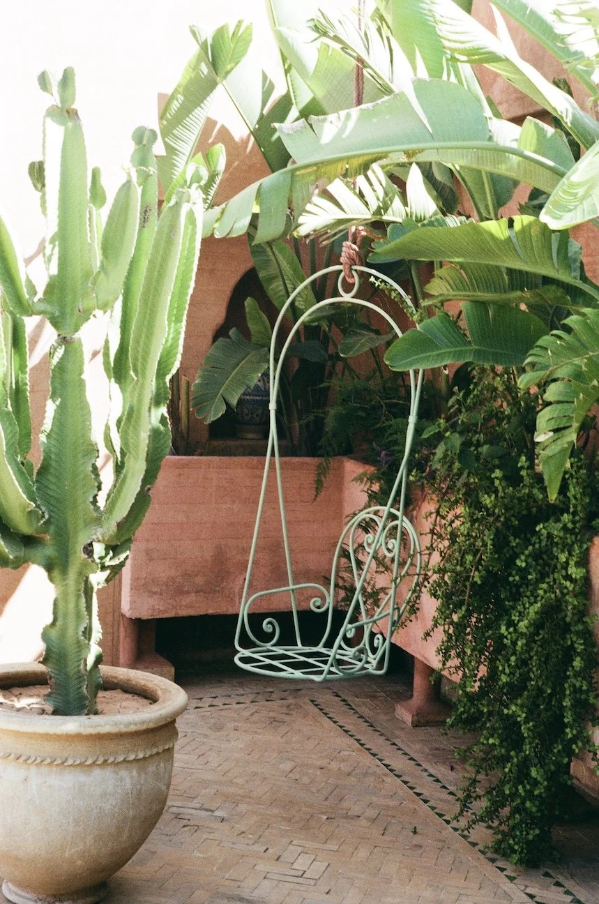 Pink rooftop Riad Jardin Secret