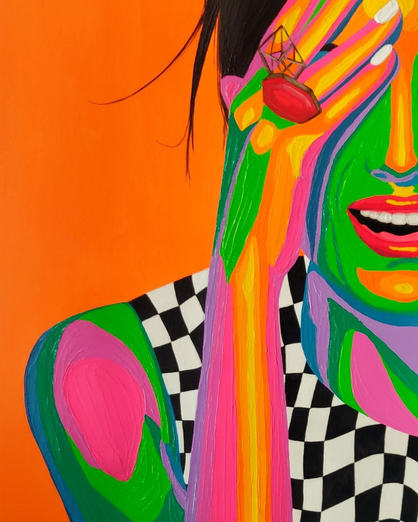 Art study 3,
Acrylic on paper, 11.7" x 16.5"
