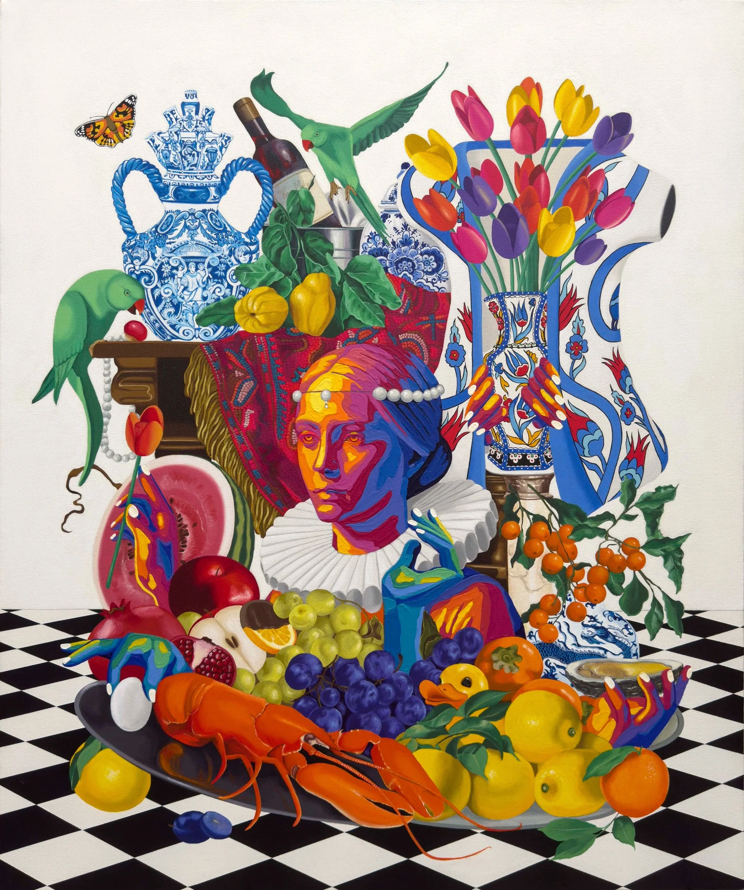 As they came to be, Acrylic on Canvas, 30" X 36"